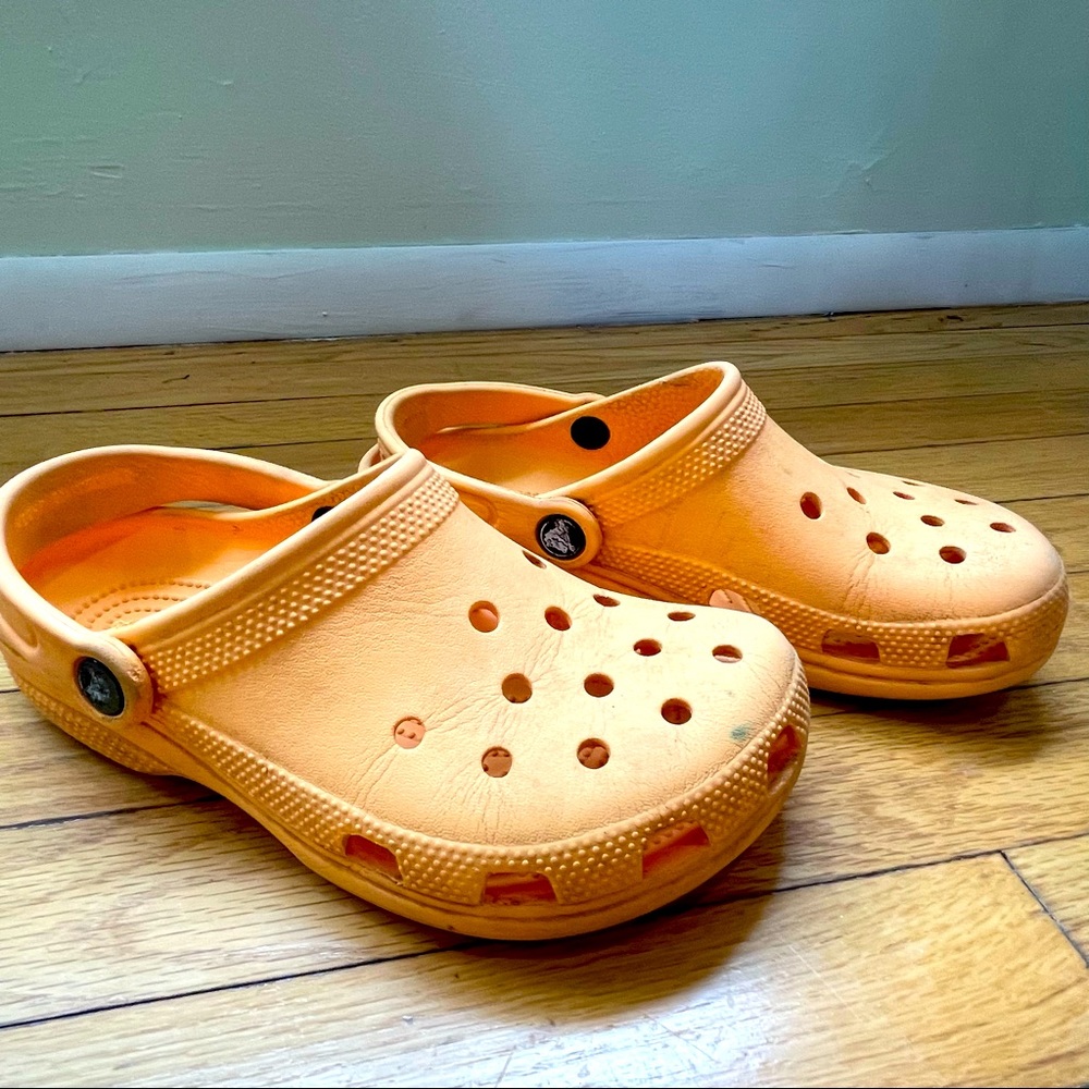 Light orange Crocs